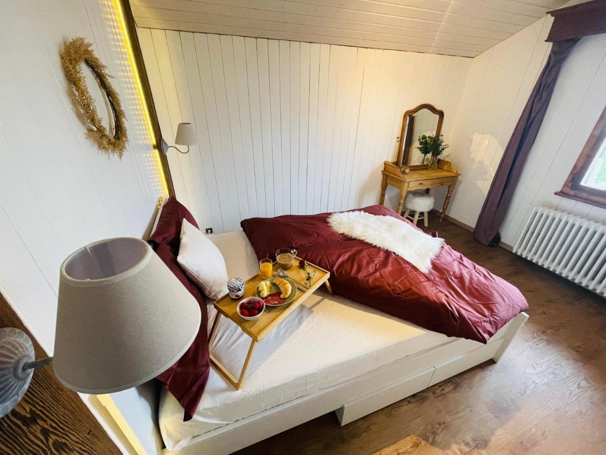 Chalet 4 Personnes Avec Sauna Лезен Екстериор снимка